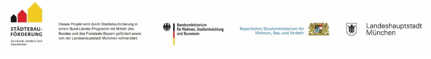 Städtebauförderung von Bund, Ländern und Gemeinden, Bundesministerium für Wohnen, Stadtentwicklung und Bauwesen, Bayerisches Staatsministerium für Wohnen, Bau und Verkehr, Landeshauptstadt München