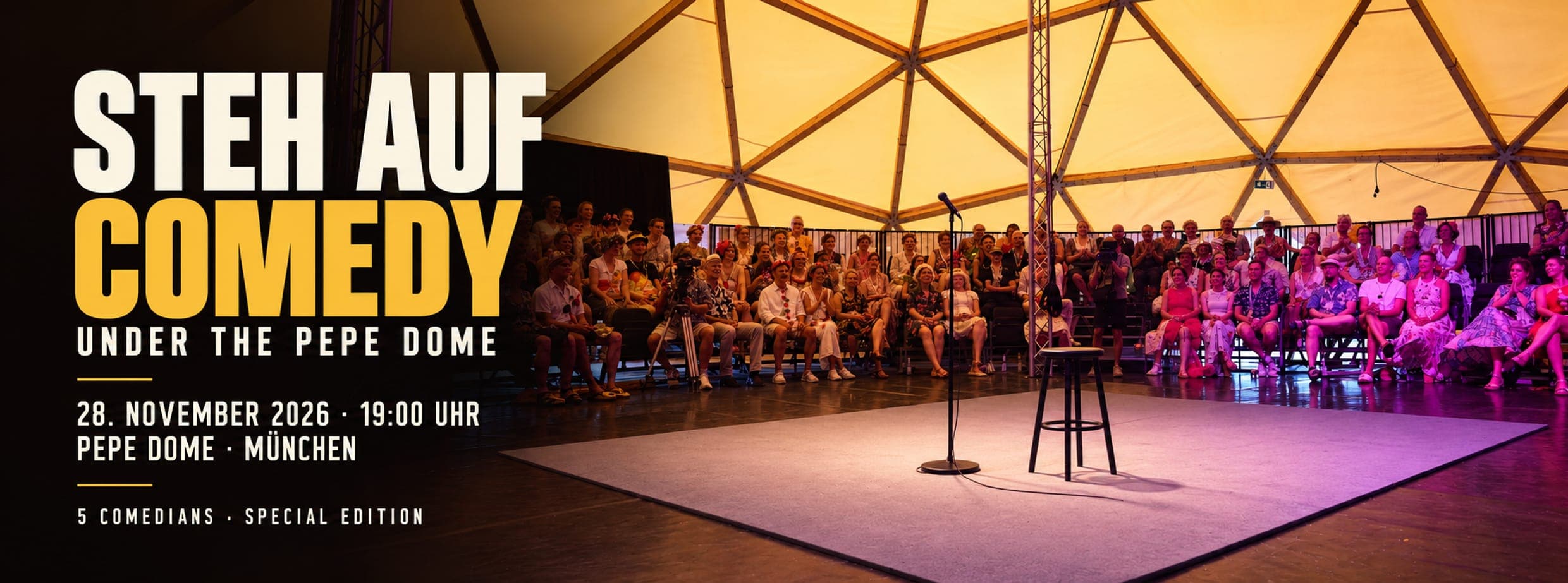 Steh auf Comedy - UNDER THE PEPE DOME
